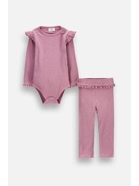 Coccodrillo Coccodrillo Súprava body s nohavicami ZC6117301MGN-016 Fialová Regular Fit