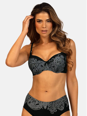 Feba Feba Bikini pezzo sopra FG10 Nero