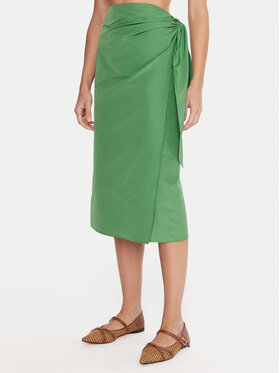 Weekend Max Mara Weekend Max Mara Спідниця-міді Nareste 2515101042 Зелений Regular Fit