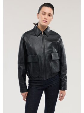 Trussardi Trussardi Giacca di pelle R366A000735N033 Nero Regular Fit