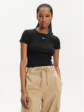 HUGO Hugo T-shirt Baby 50510749 Crna Slim Fit
