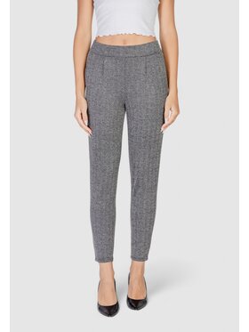 ICHI ICHI Pantaloni da donna IHKATE JACQUARD PA8 Nero Regular Fit