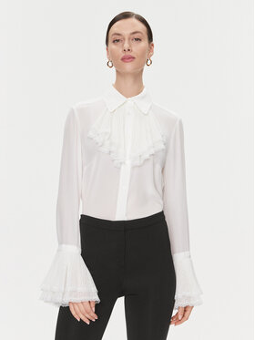 Luisa Spagnoli Luisa Spagnoli Риза La Ghetto 540318 Бял Regular Fit