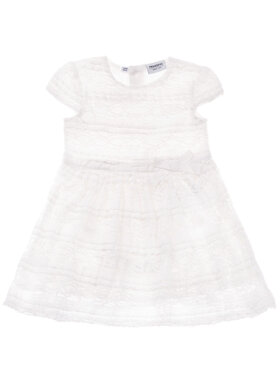 Primigi Primigi Elegantna haljina Elegant Girl 43206801 Bijela Regular Fit