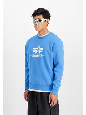 Alpha Industries Alpha Industries Mikina Basic Sweatshirt Modrá Regular Fit