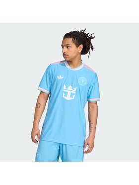 adidas adidas Koszulka techniczna Inter Miami CF 25/26 Third Authentic Jersey Błękitny Slim Fit