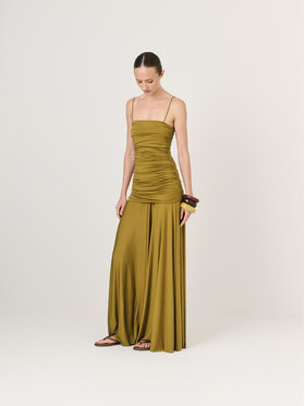 La Mania La Mania Vestito DELLA Verde Classic Fit