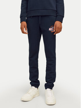 Jack&Jones Junior Jack&Jones Junior Donji dio trenerke Logo 12258851 Tamnoplava Slim Fit