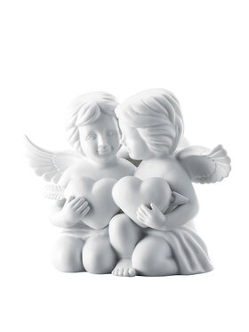 Rosenthal Rosenthal Figurka Para aniołów dużych z sercem Rosenthal Biały