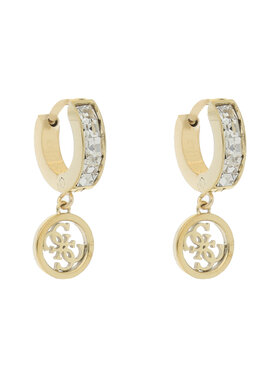 Guess Guess Kõrvarõngad Huggie Me JUBE03 147JW Kollane kuldamine