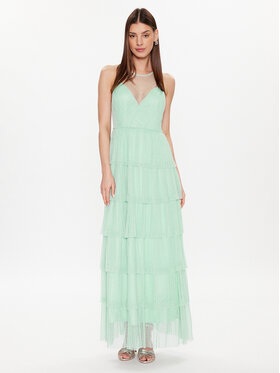 TWINSET TWINSET Abendkleid 231TP2443 Grün Regular Fit