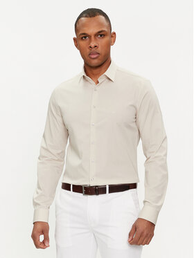 Calvin Klein Calvin Klein Särk K10K108229 Beež Slim Fit
