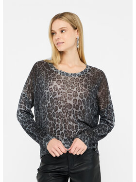 Liu Jo Liu Jo Sweter MF5368MA71NA4373 Szary Regular Fit