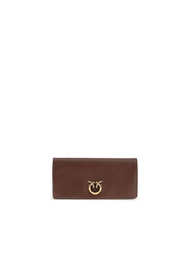 PINKO PINKO Torebka Bordeaux Calf Leather Bos Taurus Clutch Bordowy