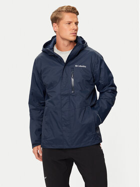 Columbia Columbia Nepremokavá bunda Pouring Adventure™ III 2117171 Tmavomodrá Regular Fit