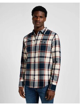 Lee Lee Koszula LEESURE SHIRT Niebieski Regular Fit