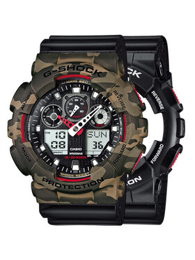 Casio Casio Hodinky SET GA-100-1A4ER + BEZEL 10507070 + PASEK 10347688 Černá