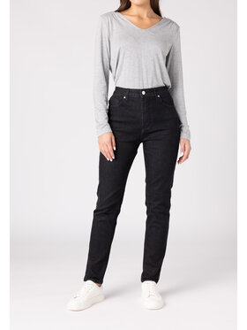 QUIOSQUE QUIOSQUE Spodnie materiałowe QUIOSQUE 3VD001299 Czarny Regular Fit
