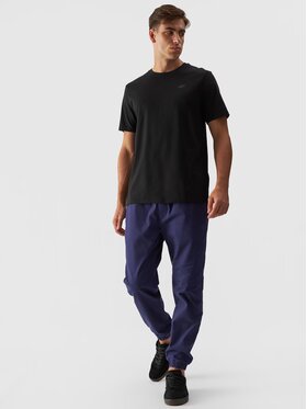 4F 4F Bavlnené nohavice 4FWMM00TTROM0944-31S Modrá Regular Fit