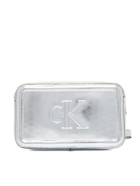 Calvin Klein Calvin Klein Käekott Bold Ck Metallic Camera Bag LV04F3331G Hõbedane