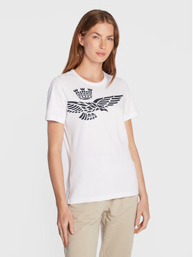 Aeronautica Militare Aeronautica Militare T-Shirt 222TS1992DJ550 Biały Regular Fit