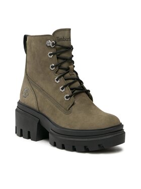 Timberland Timberland Боти Everleigh Boot 6In Laceup TB0A5Z689911 Зелен