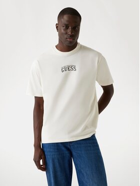 Guess Guess T-Shirt 176361 Beżowy Classic Fit