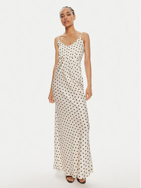 ViCOLO ViCOLO Rochie de vară TB0444 Bej Regular Fit