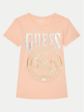 Guess Guess Tricou J5RI20 K6YW4 Coral Regular Fit