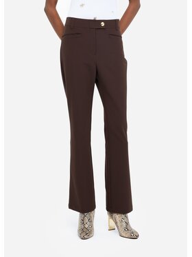 Liu Jo Liu Jo Spodnie materiałowe TF5266T262090915 Brązowy Slim Fit