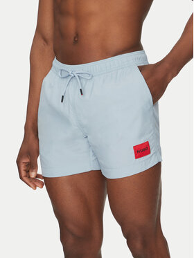HUGO HUGO Pantaloni scurți pentru înot Dominica 50493450 Albastru celest Regular Fit