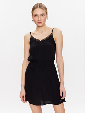 Tommy Jeans Tommy Jeans Лятна рокля Essential DW0DW15174 Черен Regular Fit