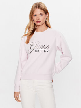 Guess Guess Mikina W3YQ03 KB932 Ružová Regular Fit