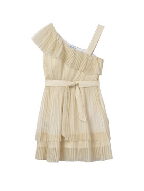 Mayoral Mayoral Elegantes Kleid 6977 Beige Regular Fit