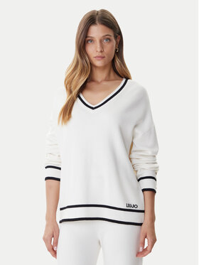 Liu Jo Sport Liu Jo Sport Πουλόβερ TF5229 MS59L Εκρού Regular Fit