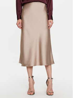 Imperial Imperial Φούστα midi GHI5IBA Μπεζ Regular Fit