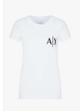 Armani Exchange Armani Exchange T-Shirt 6LYTAD Biały Slim Fit