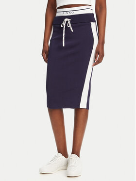 PINKO PINKO Fustă tip creion Marmolada Gonna 104740 A2FQ Bleumarin Slim Fit