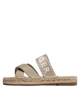 Tommy Hilfiger Espadrile Seasonal Webbing Sandal FW0FW07181 Bež