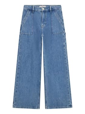 Guess Kids Guess Kids Jeans Pantalone tencel 90s carpenter Blu Palazzo Fit