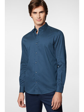 Próchnik Próchnik Koszula PM42 KO073224000039 Granatowy Slim Fit