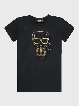 KARL LAGERFELD KARL LAGERFELD Majica Z15386 D Črna Regular Fit
