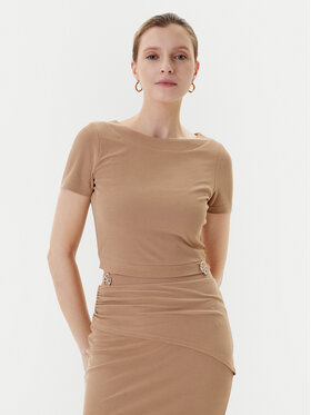 Guess Guess T-Shirt W5YP14 KAQL2 Béžová Regular Fit