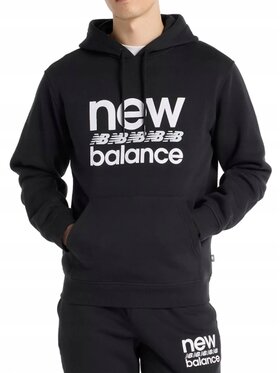New Balance New Balance Bluza MT51941BK Czarny Standard Fit