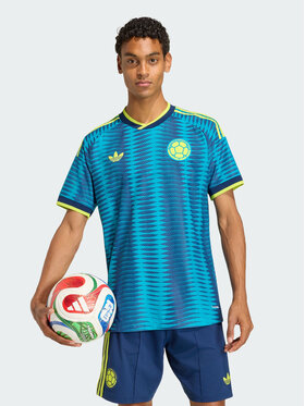 adidas adidas Koszulka techniczna 165860 Niebieski jasny Slim Fit