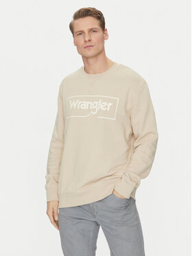 Wrangler Wrangler Bluza W662HAC22 112331852 Beżowy Regular Fit
