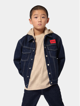 HUGO Hugo Jeansjacke G00158 D Dunkelblau Regular Fit