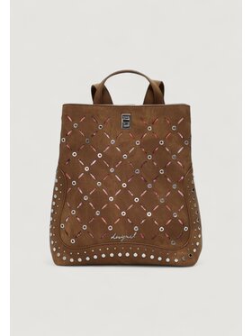 Desigual Desigual Plecak BACK_YANKEE METAL PATCH S Beżowy