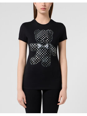 PHILIPP PLEIN PHILIPP PLEIN T-shirt 31063 Nero Skin Tight Fit