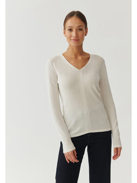 TATUUM TATUUM Sweter TESSO Kremowy Fitted Fit